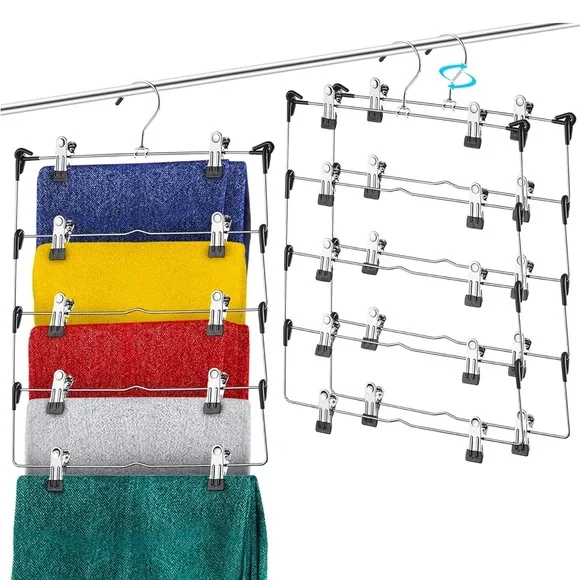 Adjustable Multi-Tier Pants Hanger - Picture 6 of 7